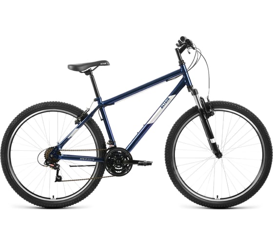 Велосипед ALTAIR MTB HT 27.5 1.0 2022г, рост 19, темно-синий/серебристый, RBK22AL27135 1