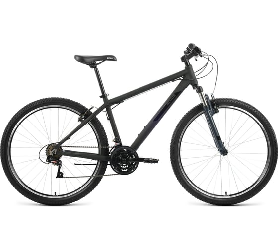 Велосипед ALTAIR AL 27.5 V 2022г, рост 17, черный матовый/черный, RBK22AL27208 1