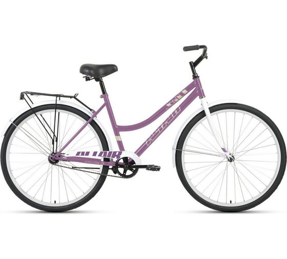 Велосипед ALTAIR CITY 28 low 2022г, рост 19, фиолетовый/белый, RBK22AL28026