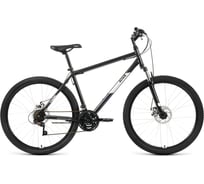 Велосипед ALTAIR MTB HT 27.5 2.0 D 2022г, рост 17, черный/серебристый, RBK22AL27138