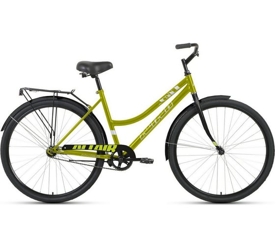 Велосипед ALTAIR CITY 28 low 2022г, рост 19, зеленый/черный, RBK22AL28023