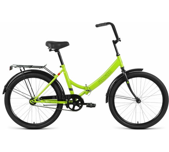 Велосипед ALTAIR CITY 24 2022г, рост 16, зеленый/серый, RBK22AL24012