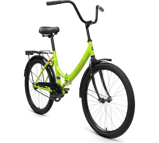 Велосипед ALTAIR CITY 24 2022г, рост 16, зеленый/серый, RBK22AL24012