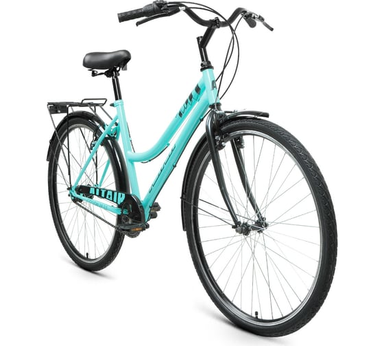 Велосипед ALTAIR CITY 28 low 3.0 2022г, рост 19, мятный/черный, RBK22AL28030