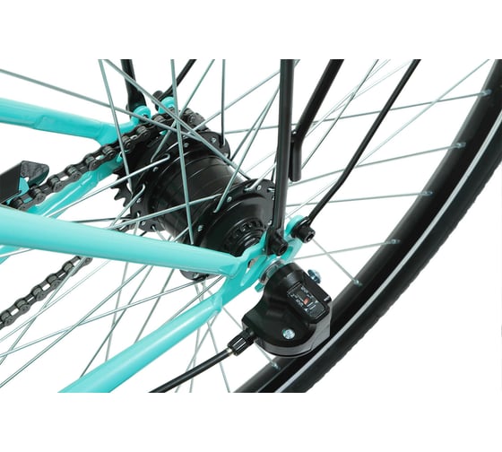 Велосипед ALTAIR CITY 28 low 3.0 2022г, рост 19, мятный/черный, RBK22AL28030