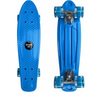Скейт Street Hit Cruiser Board Голубой со светящимися колесами A009W-23