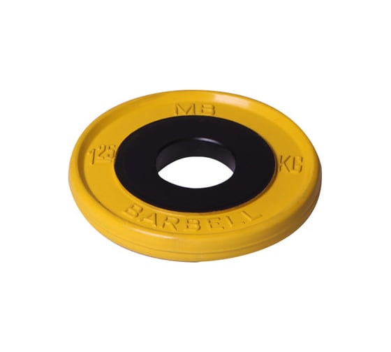 Олимпийский диск Barbell d 51 мм, цветной, 1.25 кг 454