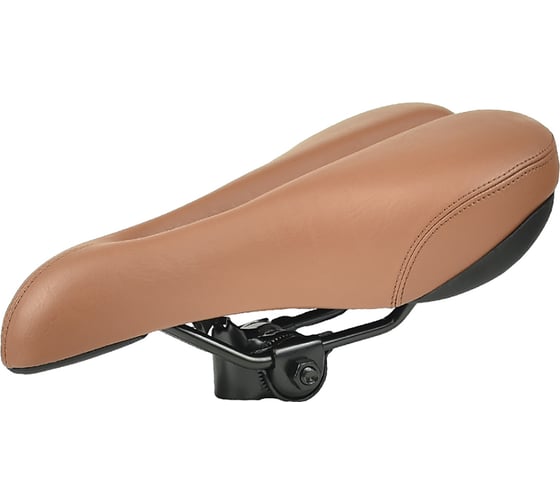 Седло JOY KIE DS-2498 MTB 260х160 мм, 600 гр, коричневый H000017450