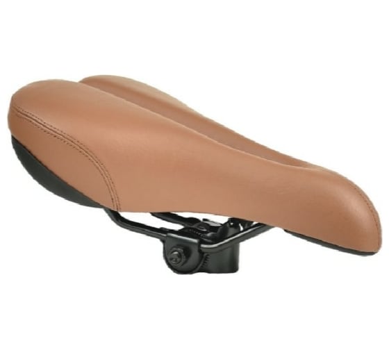 Седло JOY KIE DS-2498 MTB 260х160 мм, 600 гр, коричневый H000017450
