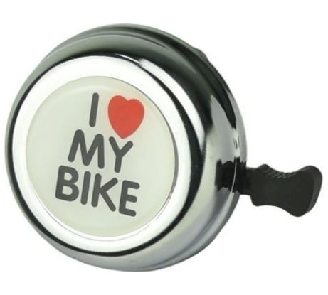 Звонок JOY KIE 54BF-06I Love my Bike стальной, стандартный H000010735