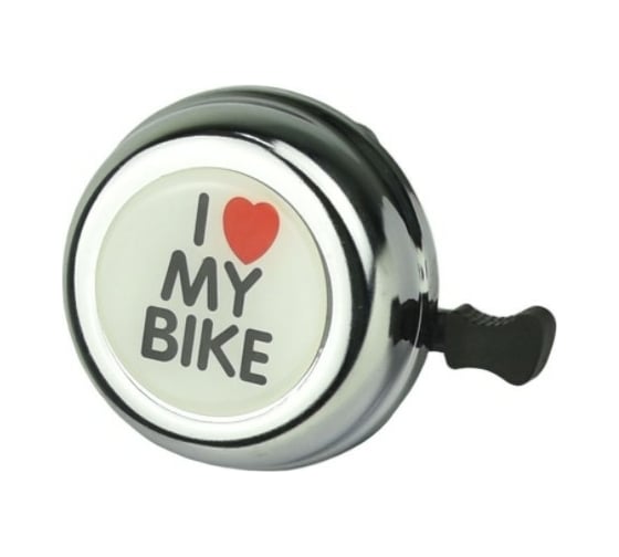 Звонок JOY KIE 54BF-06I Love my Bike стальной, стандартный H000010735 1