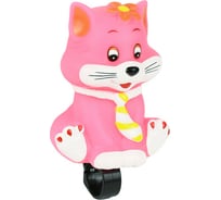 Звуковой сигнал JOY KIE 61-23 Кот, крепление на руль, розовый HQ-0003746