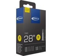 Камера SCHWALBE SV20 EXTRA LIGHT, 1825-622630, 28-0.7-1.0, 50 mm, вентиль преста 10400103 H000014931