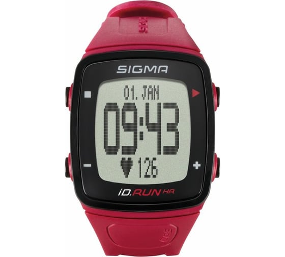 Спортивные часы-пульсометр SIGMA iD.RUN HR rougee 24920 H000010753