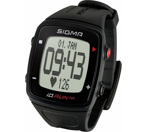 Спортивные часы-пульсометр SIGMA iD.RUN HR black 24900 H000010751