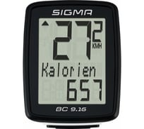Велокомпьютер SIGMA BC 9.16 11 функций, черный 09160 H000007491