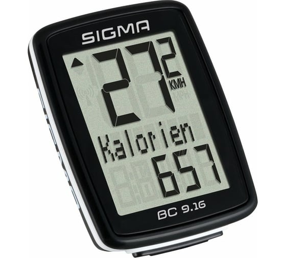 Велокомпьютер SIGMA BC 9.16 11 функций, черный 09160 H000007491