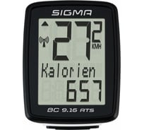 Велокомпьютер SIGMA BC 9.16 ATS 11 функций, черный 09162 H000007492