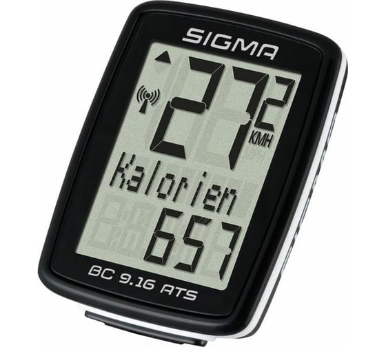 Велокомпьютер SIGMA BC 9.16 ATS 11 функций, черный 09162 H000007492