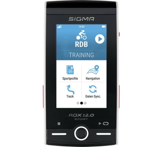 Велокомпьютер SIGMA ROX 12.0 SPORT черно-белый 01023 H000015327