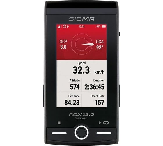 Велокомпьютер SIGMA ROX 12.0 SPORT черно-серый 01022 H000015326