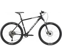 Велосипед STARK 27.6 HD, 2021 г, черный/серый, размер рамы 16" HD00000651