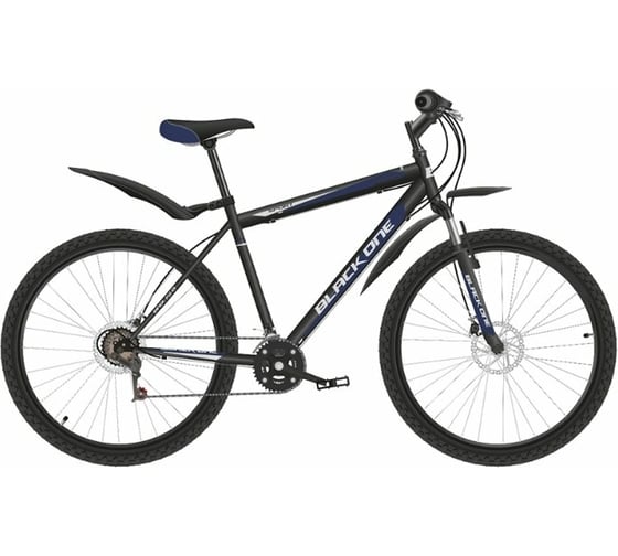 Велосипед BLACK ONE Onix 27.5 D чёрный/синий/серый, 18" H000016572