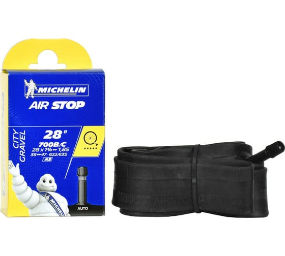 Камера MICHELIN A3 AIRSTOP 35/47x622/635 28x1-3 8-1.85 ST 34 мм, вентиль STANDART 799175 HQ-0003602