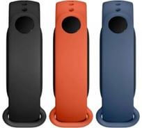 Ремешок Xiaomi Strap для Mi Smart Band 6, 3 шт, Black/Orange/Blue BHR5134GL