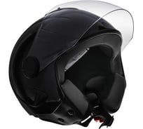 Открытый шлем СИМАЛЕНД OF635 с визором, черный, глянцевый, размер M 5864293