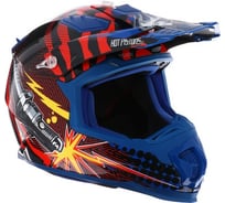 Шлем СИМАЛЕНД кроссовый, графика, синий, р. XL, MX315 5864289