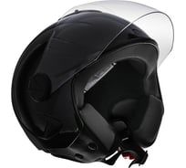 Шлем СИМАЛЕНД открытый с визором, черный, глянцевый, р. XL, OF635 5864295