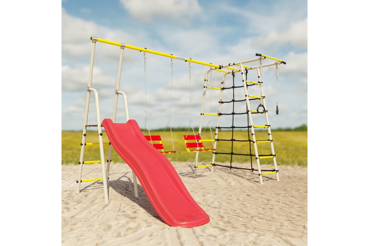 Дачный комплекс ROMANA Богатырь Плюс 2 + цепные качели R 103.12.05 ...