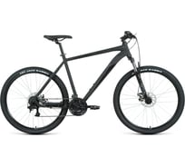 Велосипед FORWARD Apache 27.5 2.2 D, 2022, рост 17, черный матовый/черный RBK22FW27312