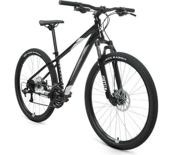 Велосипед FORWARD Apache 27.5 2.2 D, 2022, рост 17, черный/серый, RBK22FW27311