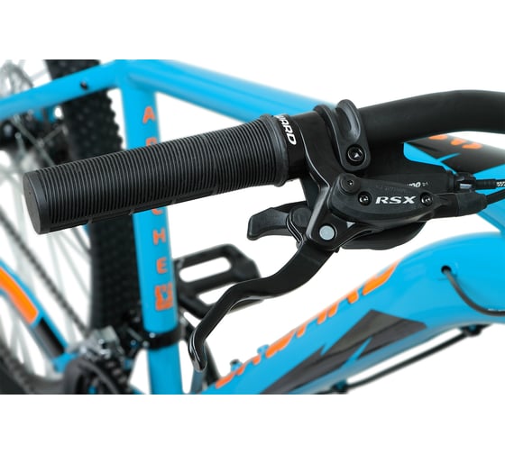 Велосипед FORWARD Apache 27.5 3.2 HD, 2022, рост 17, бирюзовый/оранжевый, RBK22FW27363