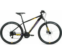 Велосипед FORWARD Apache 27.5 3.2 HD, 2022, рост 17, черный/оранжевый, RBK22FW27361