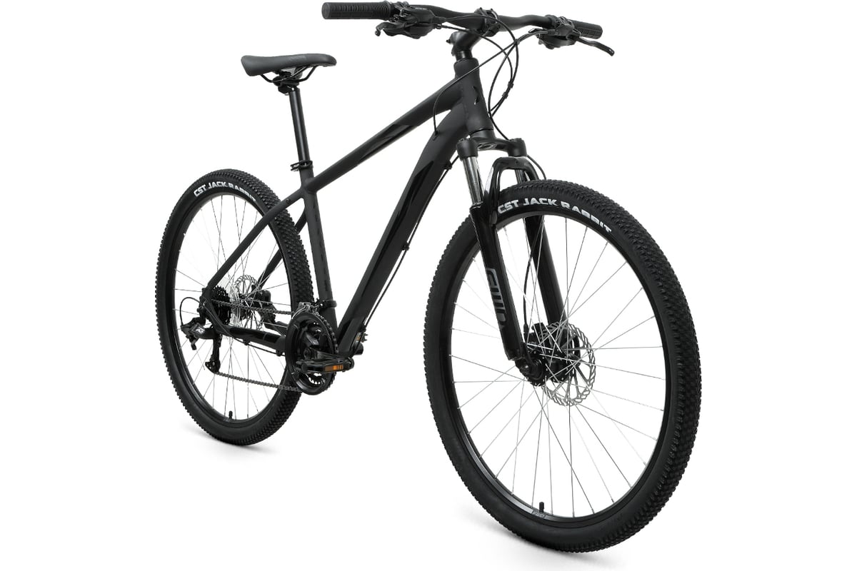 Велосипед FORWARD Apache 27.5 3.2 HD, 2022, рост 21, черный матовый ...
