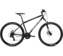 Велосипед FORWARD SPORTING 27.5 2.0 D, 2022, рост 17, черный/белый, RBK22FW27844