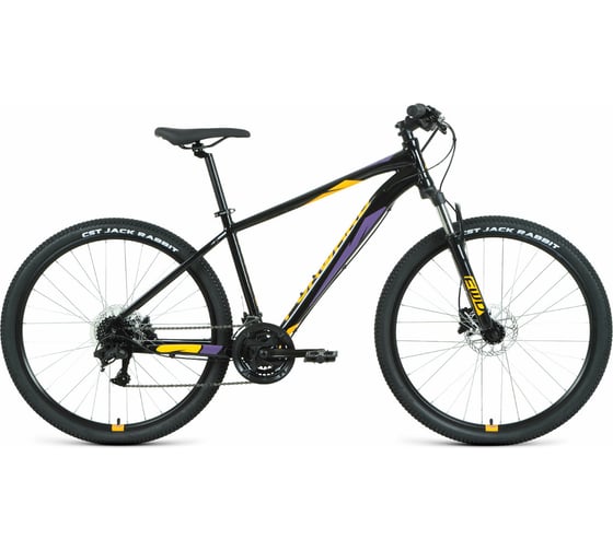 Велосипед FORWARD Apache 27.5 3.2 HD, 2022, рост 15, черный/оранжевый, RBK22FW27351 1