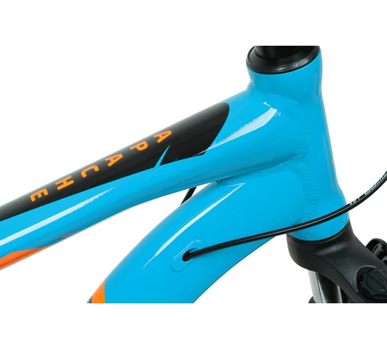 Велосипед FORWARD Apache 27.5 3.2 HD, 2022, рост 15, бирюзовый/оранжевый, RBK22FW27353