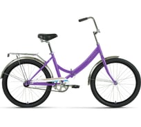 Велосипед FORWARD Valencia 24 1.0, 2022, рост 16, фиолетовый/голубой, RBK22FW24070