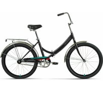 Велосипед FORWARD Valencia 24 1.0, 2022, рост 16, черный/красный, RBK22FW24067