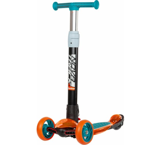 Самокат NOVATRACK 120PROT.RAINBOW.BL22