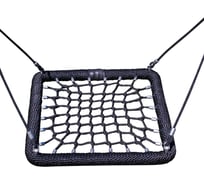 Качели подвесные круглые для общественных мест MoyDvor Гнездо 100см усиленное на армированных тросах 16мм и нержавеющих цепях МойДвор SAC101R