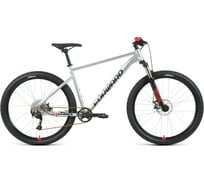 Велосипед FORWARD SPORTING 27,5 XX D 2022, рост 19, серебристый/черный, RBK22FW27898