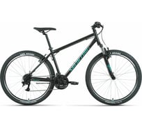 Велосипед FORWARD Sporting 27,5 1.2 2022, рост 17, черный/бирюзовый, RBK22FW27833