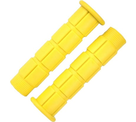 Грипсы JOY KIE MTB HL-GB72, 130 мм, резина, желтые H000008024