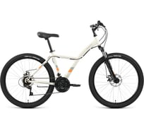 Велосипед FORWARD Dakota 26 2.0 D, год 2022, размер рамы 16.5", белый/оранжевый, RBK22FW26603
