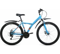 Велосипед FORWARD Dakota 27,5 2.0 D, год 2022, размер рамы 16.5, бирюзовый/ярко-оранжевый, RBK22FW27607